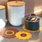Wrapables Sunflower Coasters, Trivet Mats, Pot Holders for Cups, Drinks, Pots and Pans (Set of 2)